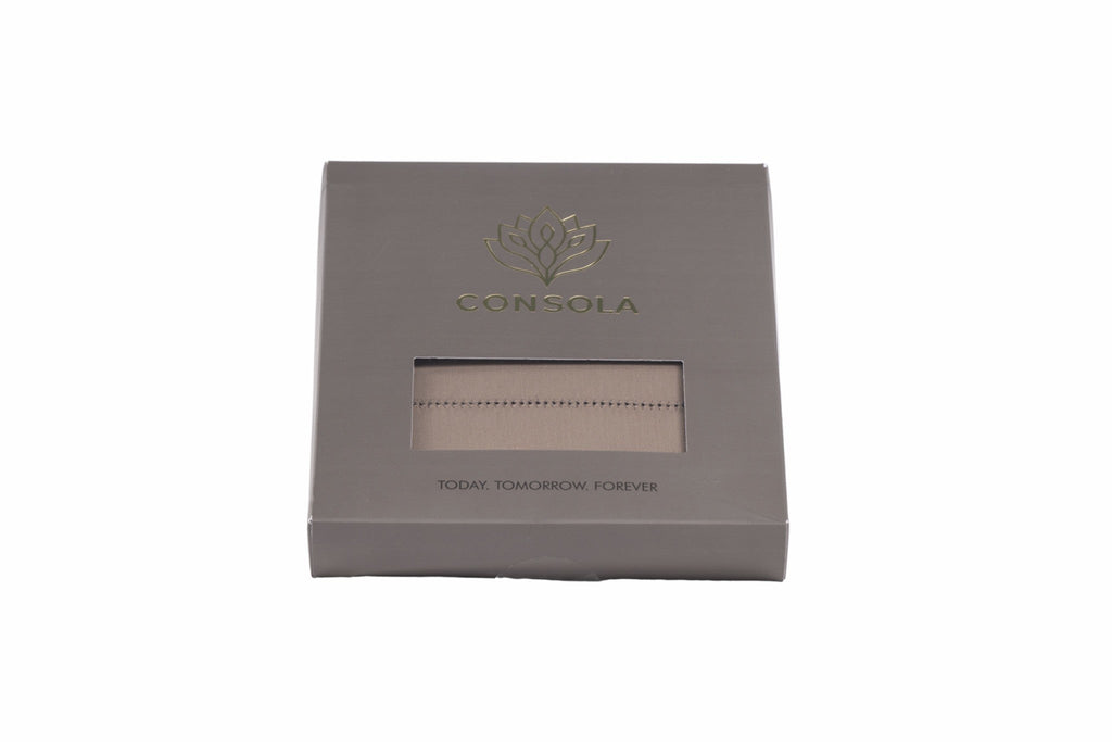 Consola Örngott Satin Brunt