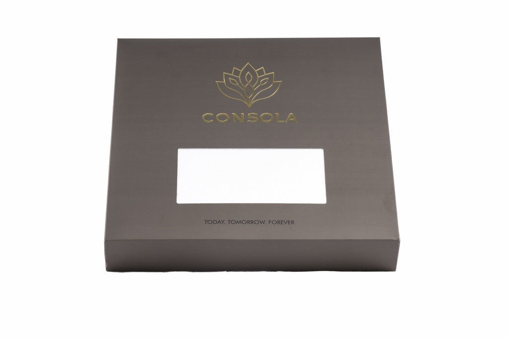 Consola Bäddset Satin Vitt