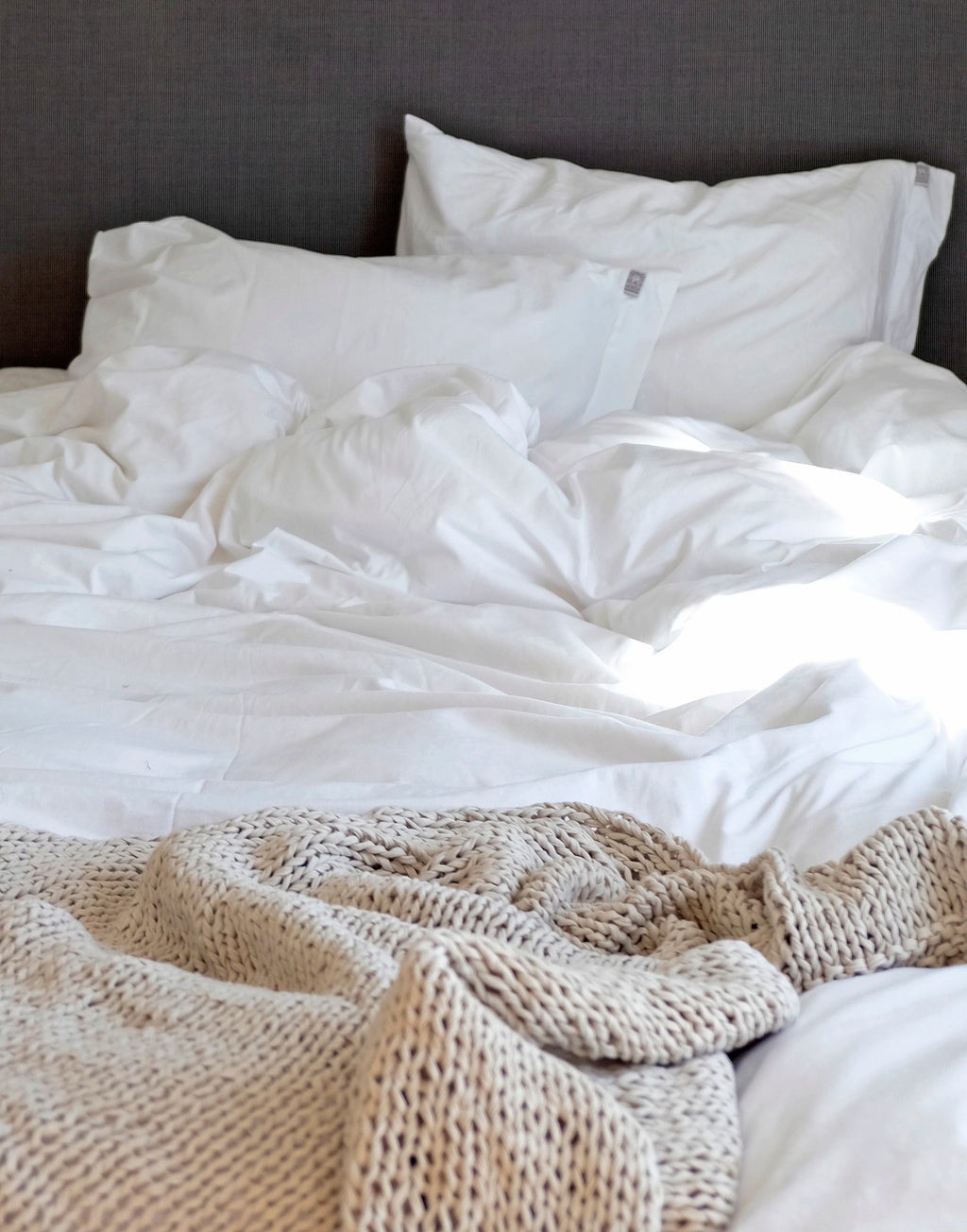 Beach House Påslakan Plain White