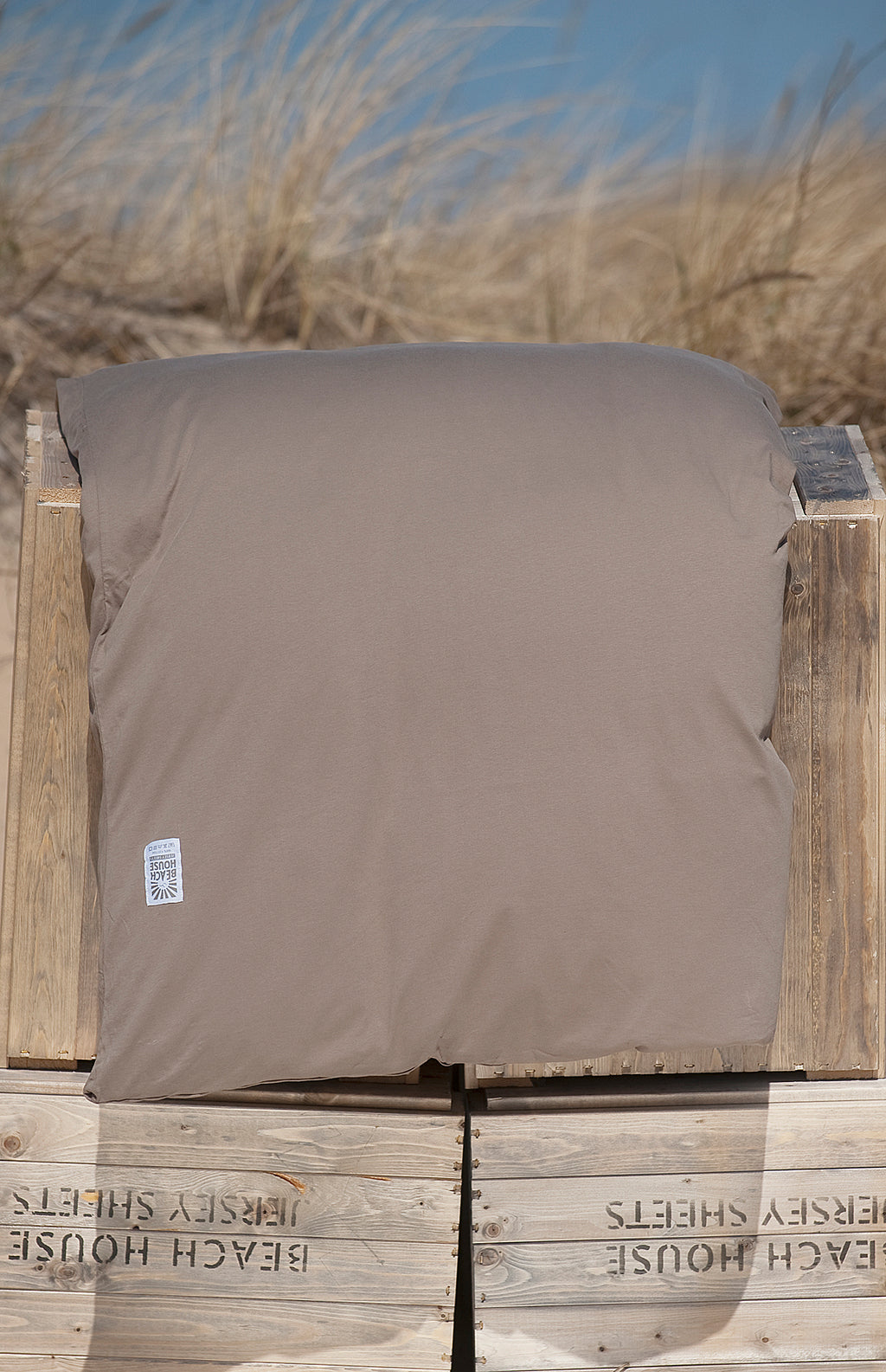 Beach House Påslakan Plain Coffee