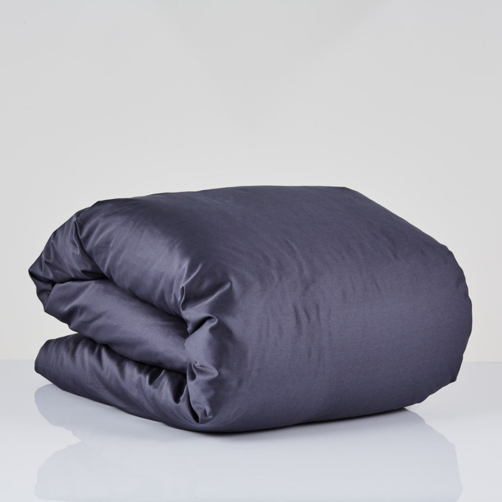 Mille Notti Satina Påslakan Mörkgrå